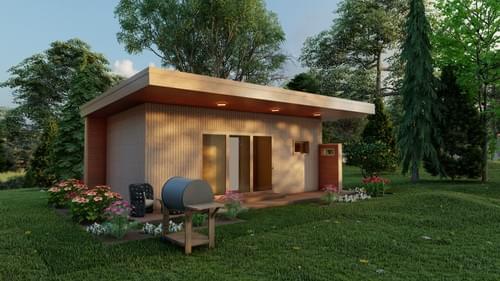 Josso Group Modular Sauna — Prefabricated Wellness Loft Annex