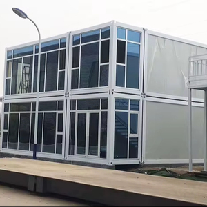 Modern Luxury Glass Container House Bolt Assemble Prefab Modular Living Home
