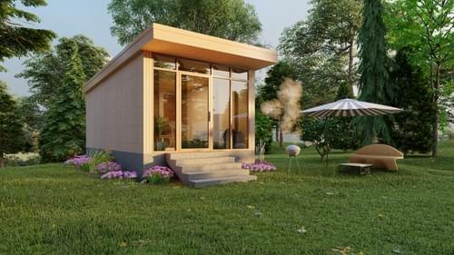Josso Group Modular House 1 — Compact Single-Loft Cabin