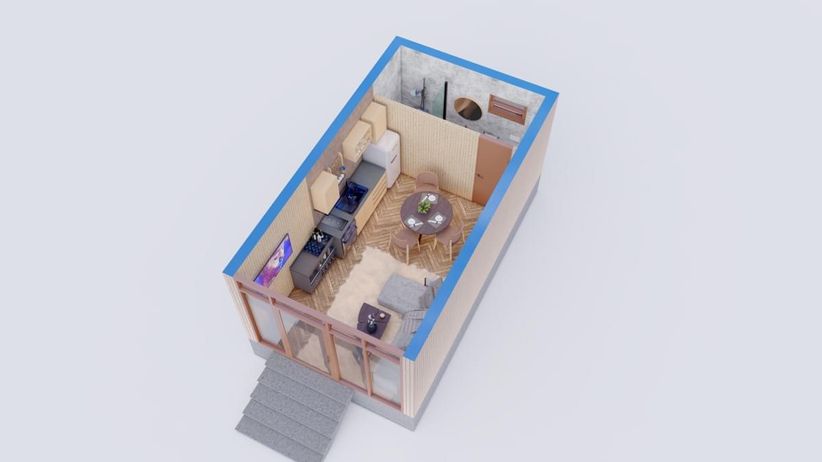 Modular House 1 Structural Framework Details
