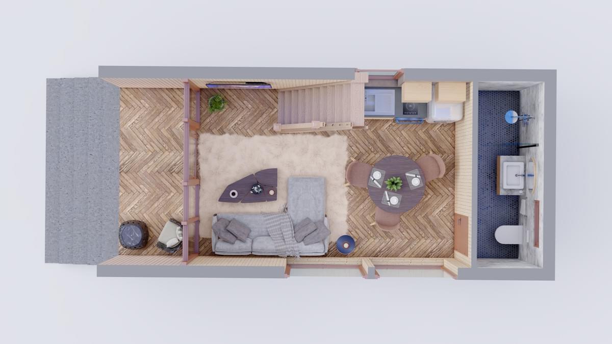 Modular House 2 — Architectural Render