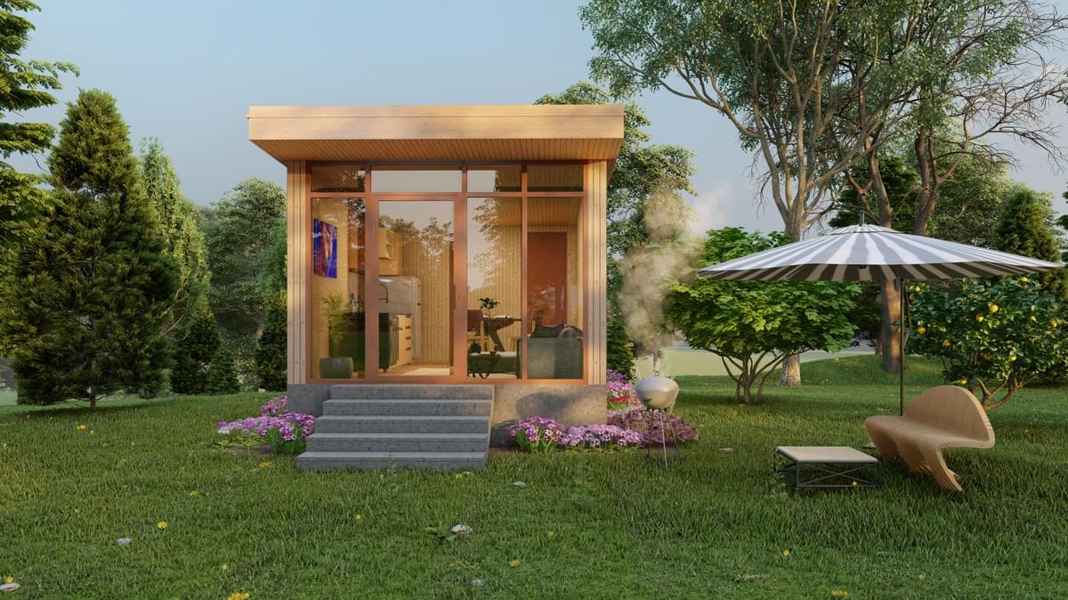 Modular House 1 Exterior Architectural Elevation
